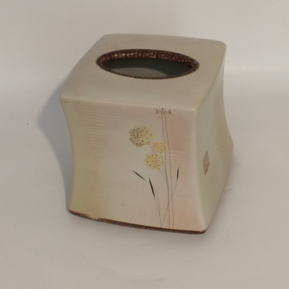 Tissue Box Cover Beige by Croscill Ceramic - Picture 5 of 8
